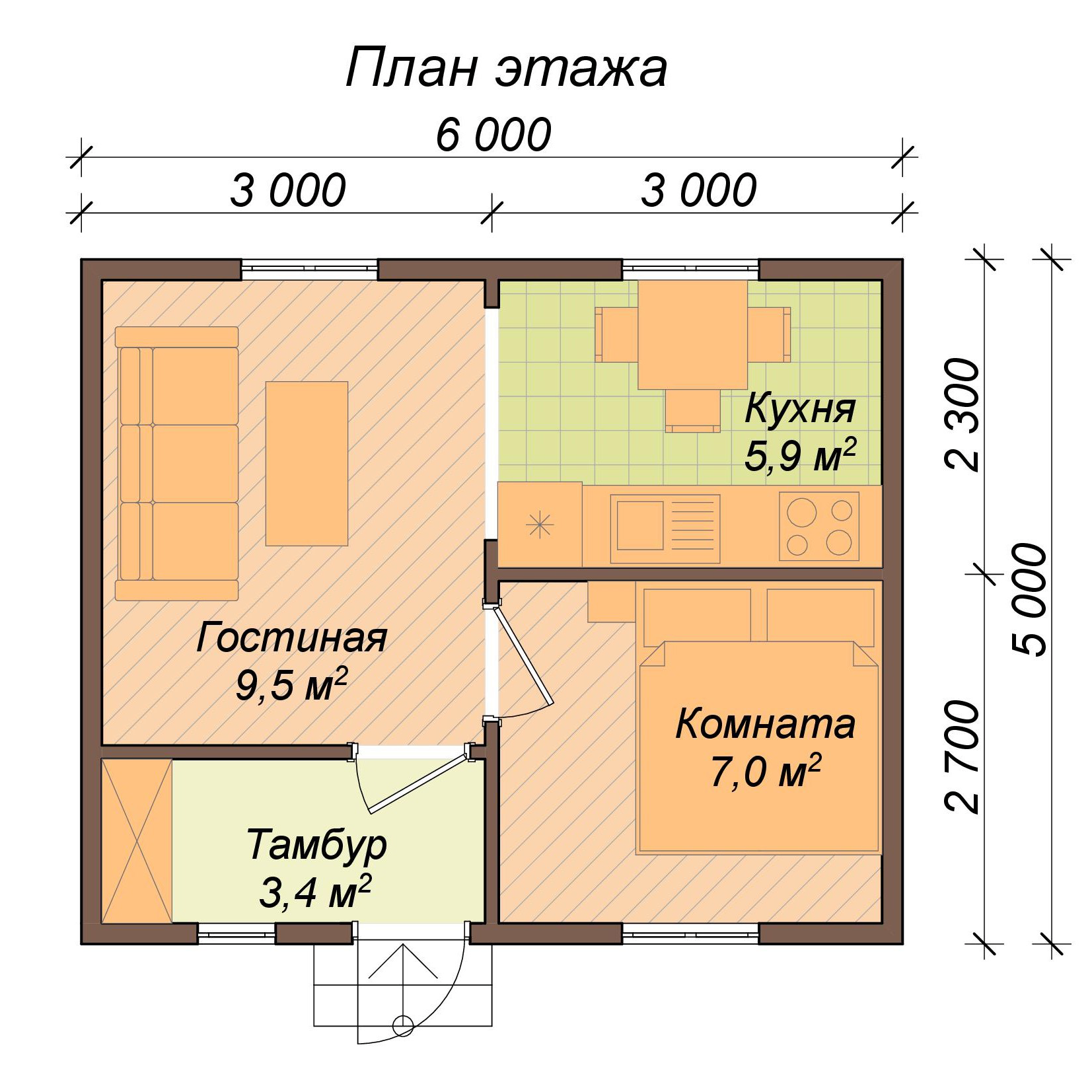 Кожурновка 6х5